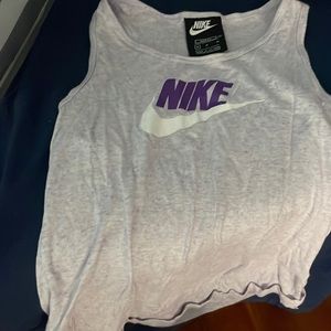 Nike purple tank top size youth medium (slim fit)